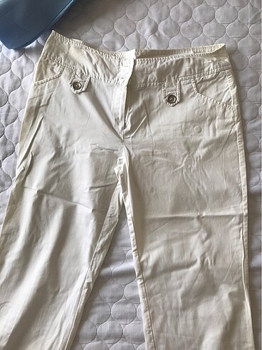 Çok şık beyaz pantolon