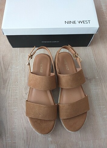 39 Beden camel Renk Nine West Topuklu Sandalet