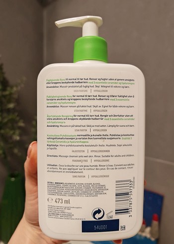 CeraVe Nemlendirici Yüz Temizleyici 473 ml - Görsel 2