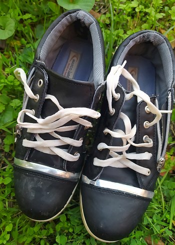 dolgulu topuklu ayakkabı 38 numura - Görsel 2