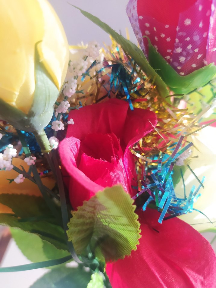 Beyaz ve Mavi Kuğu Figürlü  yapay çiçek hepsinin fiyatı - Görsel 2