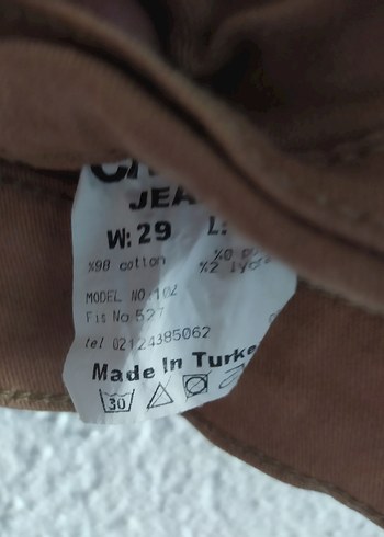 kadın pantolon kahverengi - Görsel 2