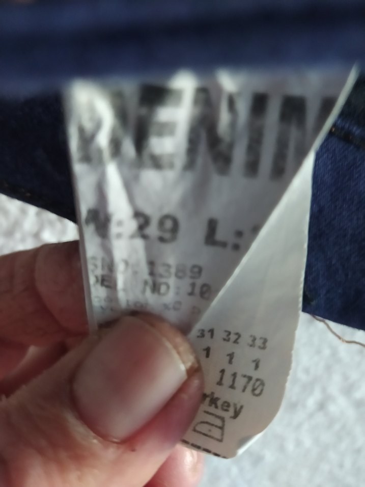 Kadın Lacivert Midi Kot Pantolon - Görsel 2