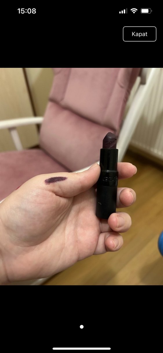 Bej Tonlu Gri Mat Ruj - Görsel 2