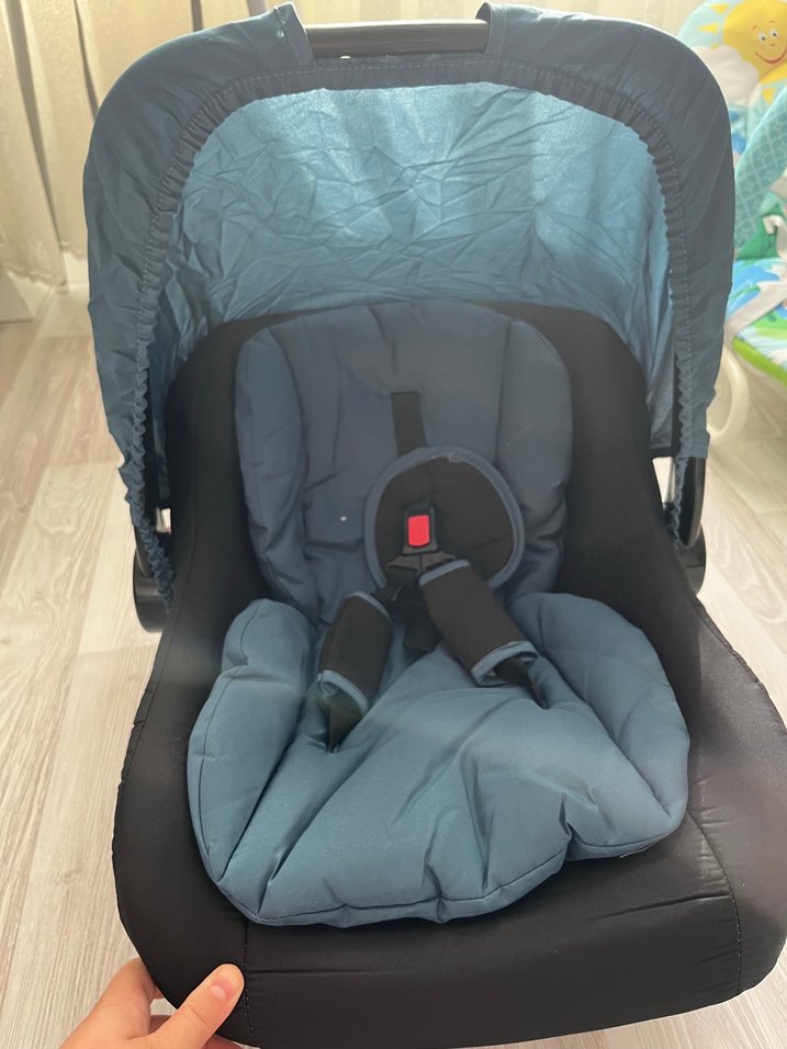 Mavi Bebek Oto Koltuğu puset - Görsel 4