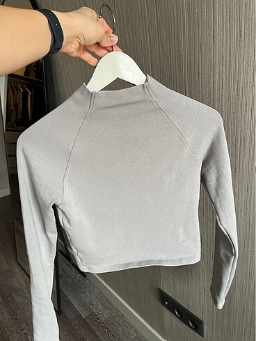 Zara Zara crop uzun kollu bluz