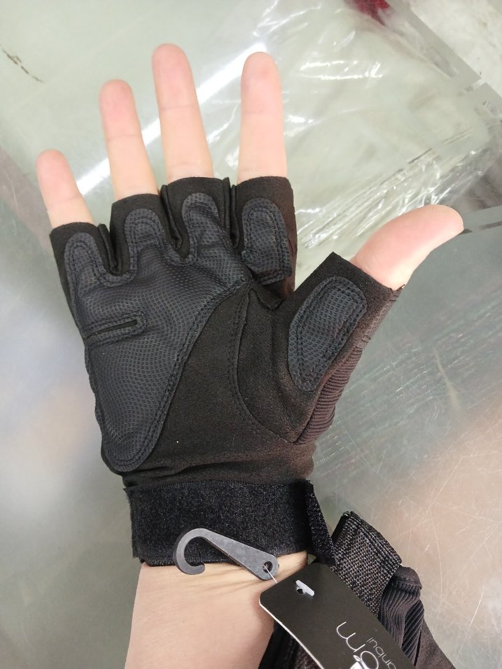 Erkek Siyah Biker Eldiveni - Görsel 2