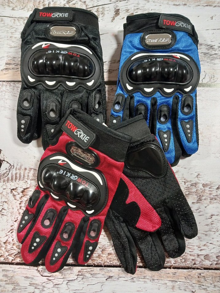 Siyah Biker Erkek Eldiveni - TOWRKIE - Görsel 4