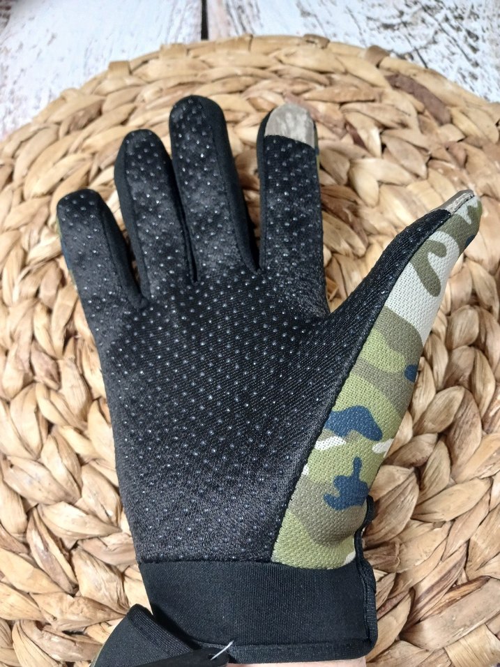 Kamuflaj Desenli Biker Eldiven - Görsel 2