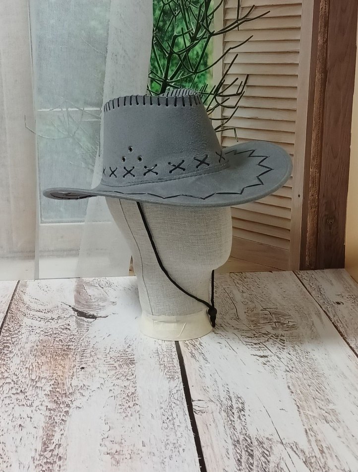 Aydmraksesuar unisex kovboy şapka 57-58cm - Görsel 3