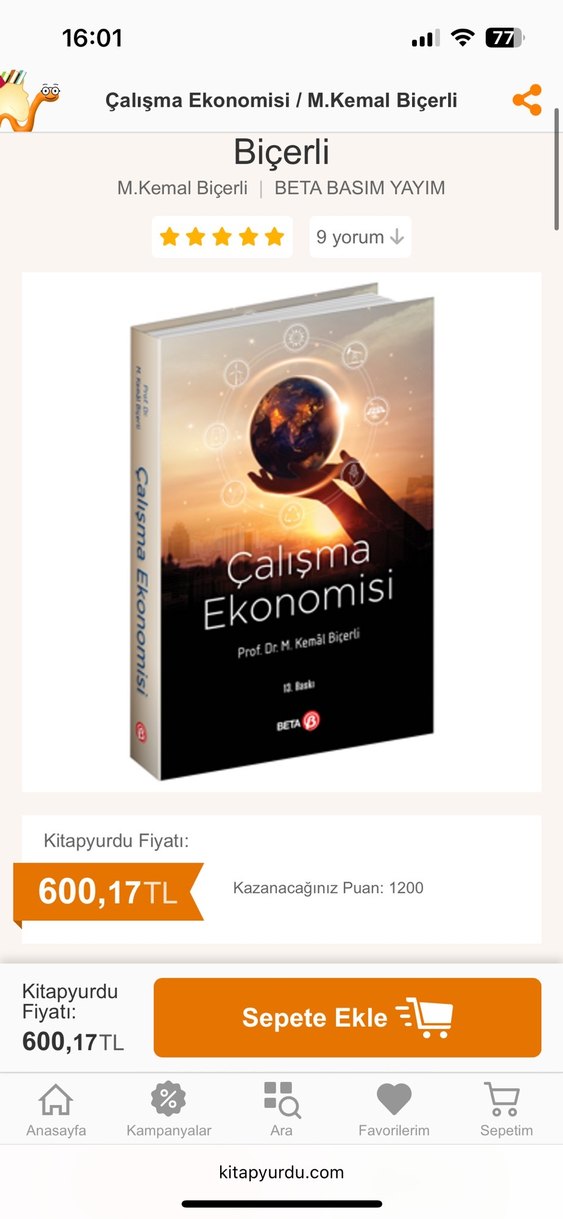 Çalışma Ekonomisi - Prof. Dr. M. Kemal Biçerli - Görsel 5