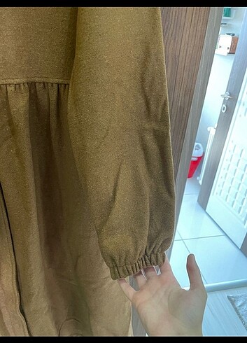xxl Beden kahverengi Renk KADIN TESETTÜR KABAN