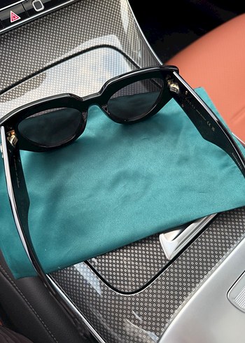 Diğer Gucci Siyah Parlak Cat-Eye Kadın Güneş Gözlüğü