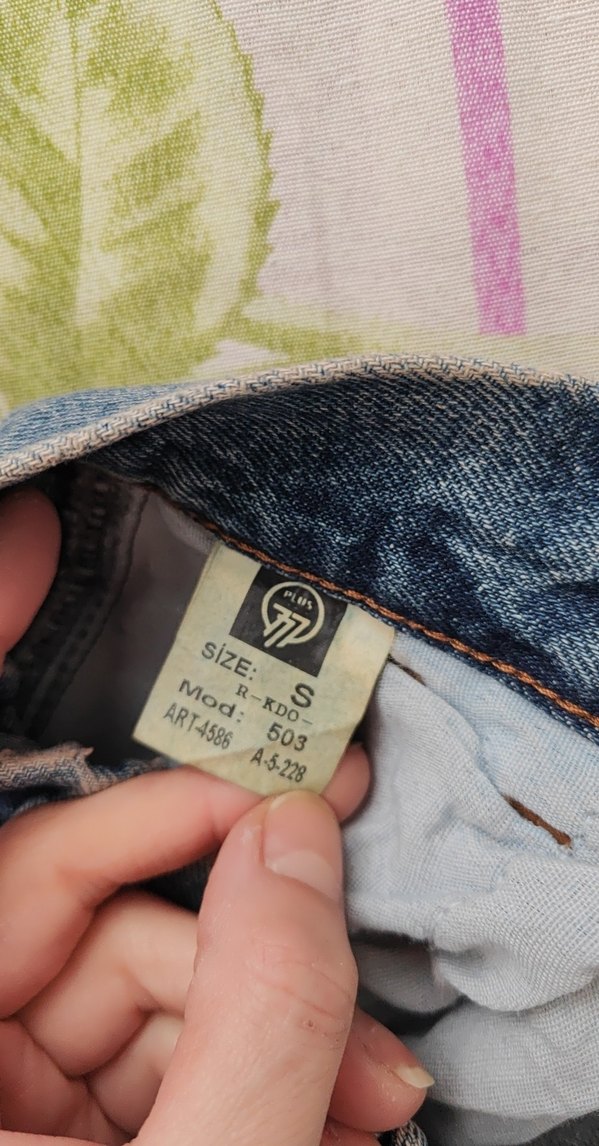 Gevşek Kesim Mavi Midi Kot Etek - Görsel 4