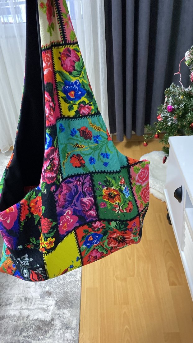 Renkli Bohem Kadın Omuz Çantası - Görsel 2