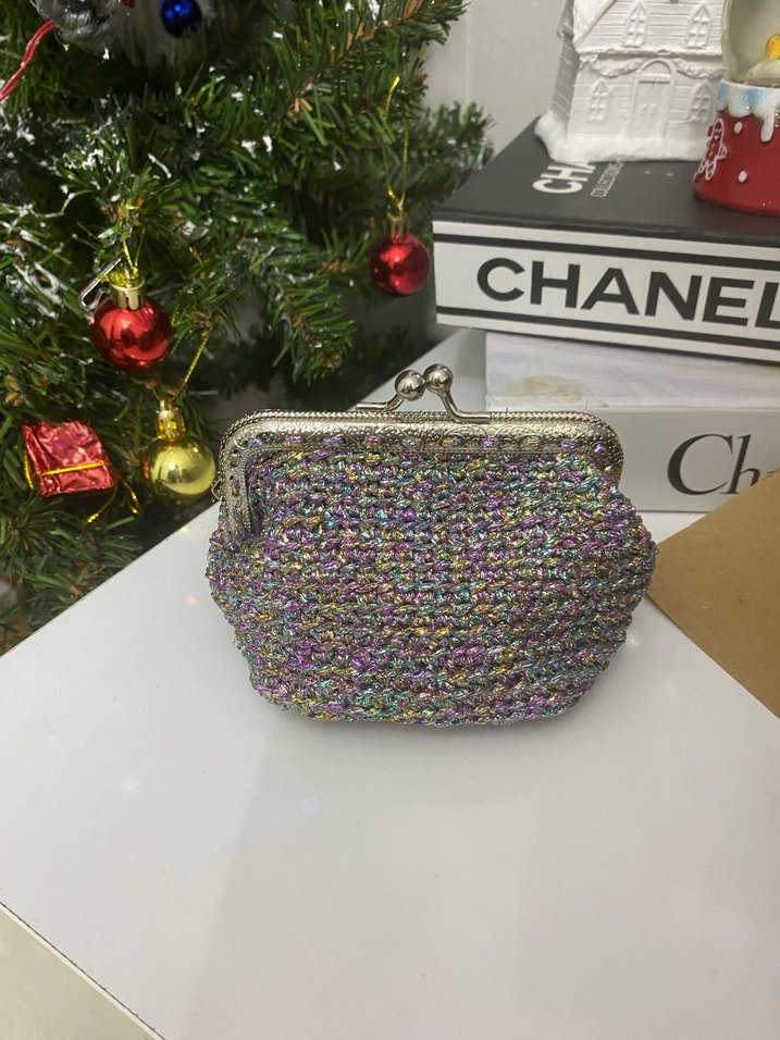 Boncuk İşlemeli Çok Renkli Kadın Cüzdanı - Görsel 3