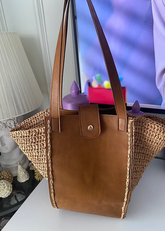 El # yapımı#hadır#çanta#deri - Görsel 3