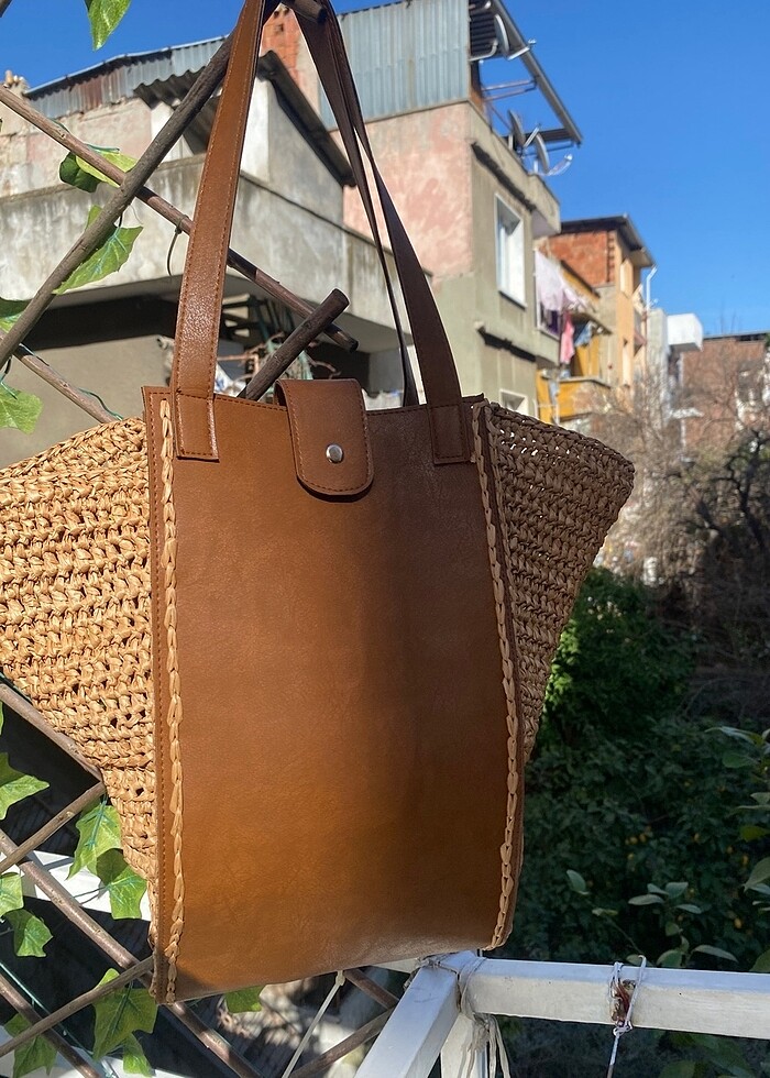 El # yapımı#hadır#çanta#deri - Görsel 2