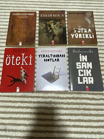 6 lı dostoyevski kitap seti