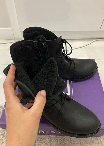 Kadın siyah bot - Görsel 4