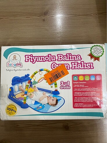 Babycim Piyanolu balina oyun halısı