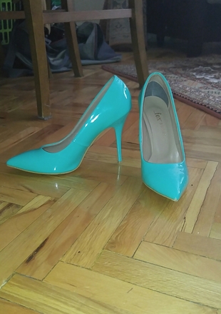 mint rengi stiletto