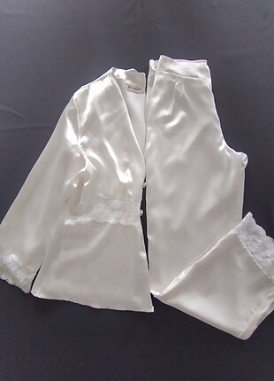 Pierre cardin saten pijama takimi