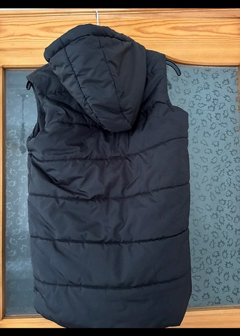 Düğmeli Siyah Midi Kadın Yelek - Görsel 2