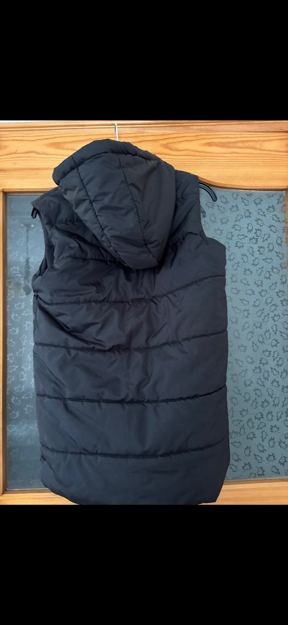 Düğmeli Siyah Midi Kadın Yelek - Görsel 2