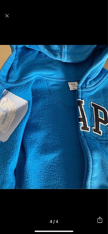 9-12 Ay Beden mavi Renk Gap 6-12 ay sweatshirt