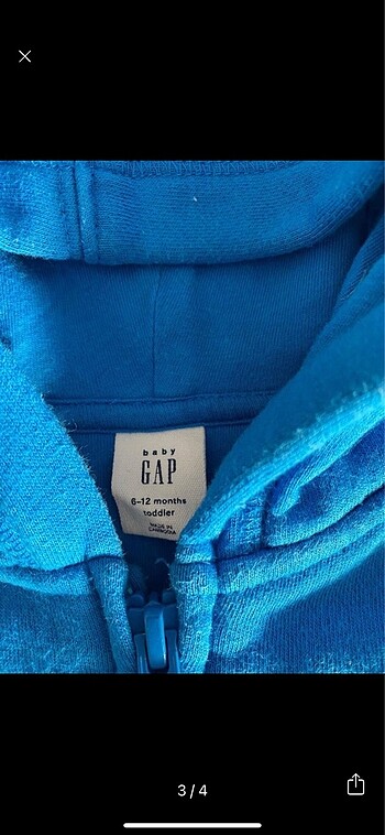 9-12 Ay Beden Gap 6-12 ay sweatshirt