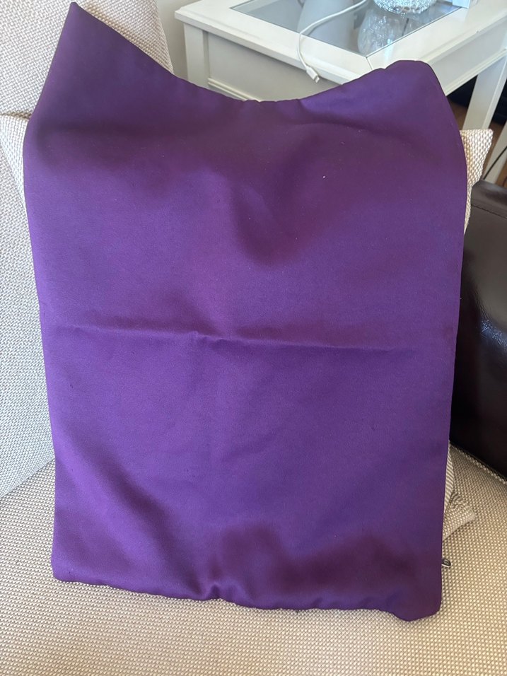 Çeşitli ebatlarda kırlentk Mor Kadife Yastık Kılıfı - Görsel 5