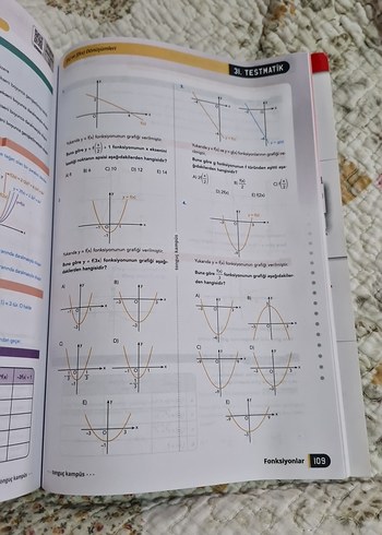 Tonguç Kampüs AYT Matematik Fasikülleri Fonksiyonlar
