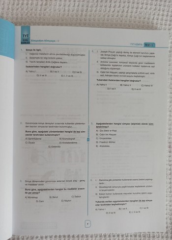 Beden Renk TYT Kimya Soru Bankası - Görkem Şahin