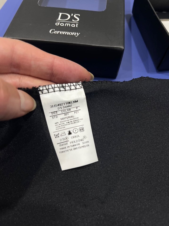 DS Damat Klasik Papyon ve İpek Mendil - Görsel 5