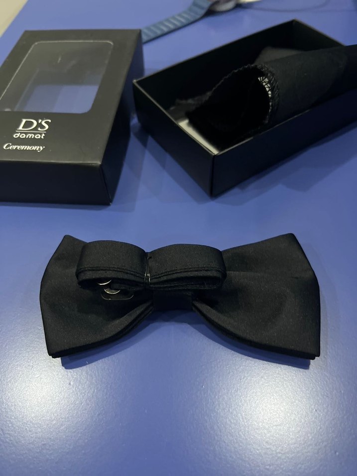 DS Damat Klasik Papyon ve İpek Mendil - Görsel 4