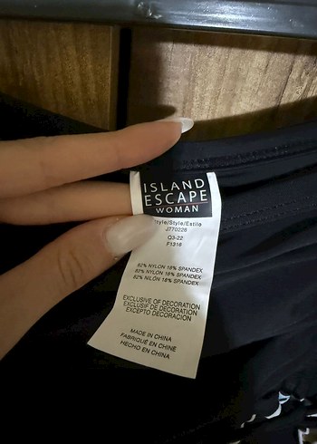 Etekli Siyah Mayo Altı - Görsel 7