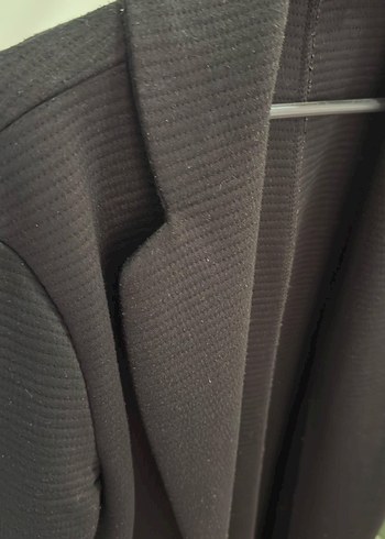 Kadın Siyah Uzun Ceket - Görsel 6