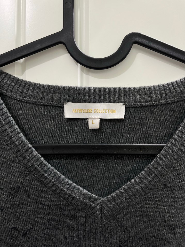 Altınyıldız Classics Gri Erkek Triko Kazak - Görsel 3