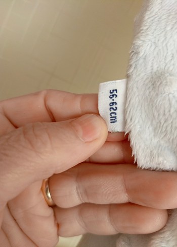 Düğmeli Beyaz Bebek Tulumu - Görsel 8