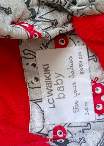 astronot tulum Gri Desenli Bebek Kız tulumu - Görsel 5