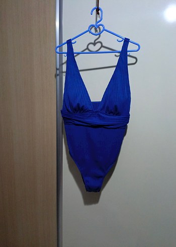 Mavi Drapeli Kadın Mayo - Görsel 2