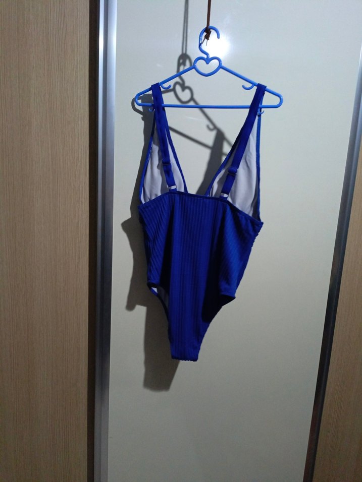 Mavi Drapeli Kadın Mayo - Görsel 4