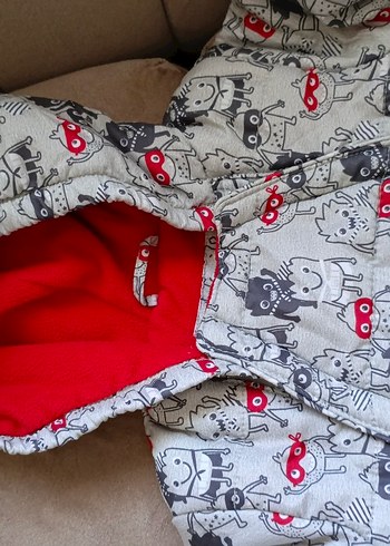 Gri Baskılı Bebek Erkek Tulumu - Görsel 11