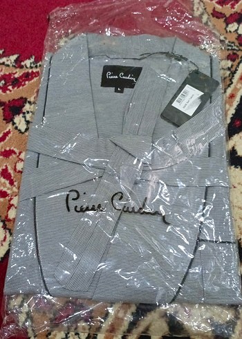 Pierre Cardin Gri Uzun Kollu Erkek sabahlik