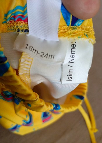 Sarı Erkek Çocuk Deniz Şortu - Görsel 6