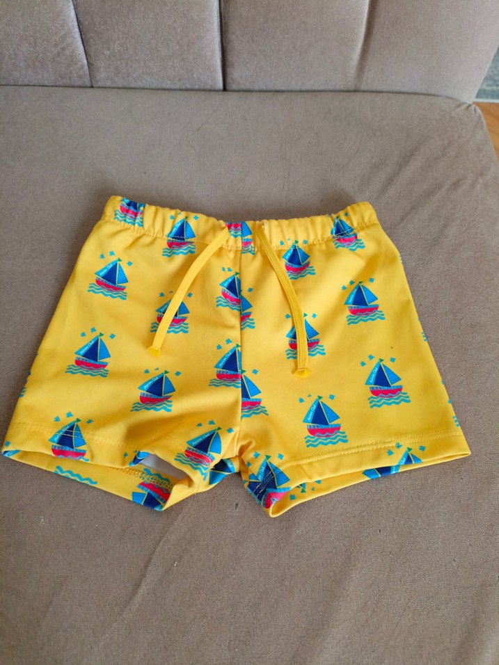 Sarı Erkek Çocuk Deniz Şortu - Görsel 4