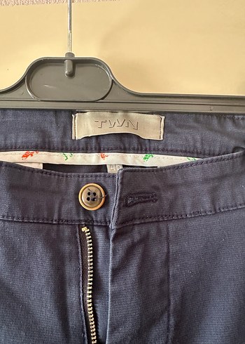 Mavi Regular Fit Kemerli Erkek Pantolon - Görsel 3