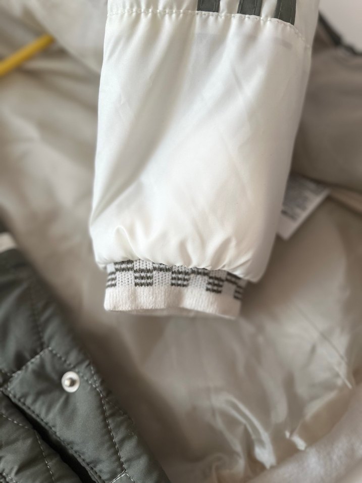 Düğmeli Gri Erkek Çocuk Mont - Görsel 5