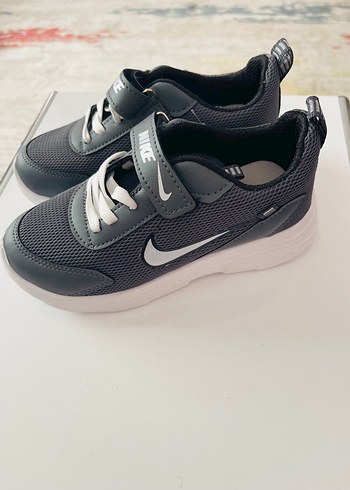 Gri Erkek Çocuk Spor Ayakkabı Velcro